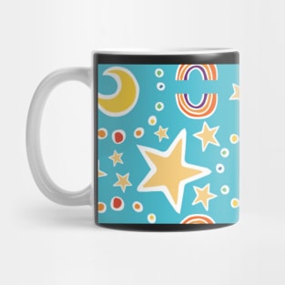 "Stars and Bows" - Original Pattern Design - Magic with Mellie Mug